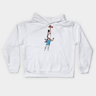 the game winning posterize 2 Kids Hoodie